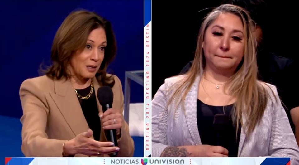 Kamala Harris Univision, Trump, Latinos, vote, MundoNOW