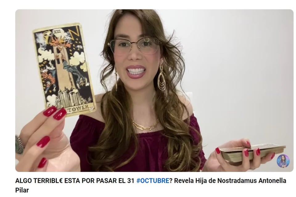 Hija de Nostradamus 31 octubre, video, revelaciones, YouTube, MundoNOW