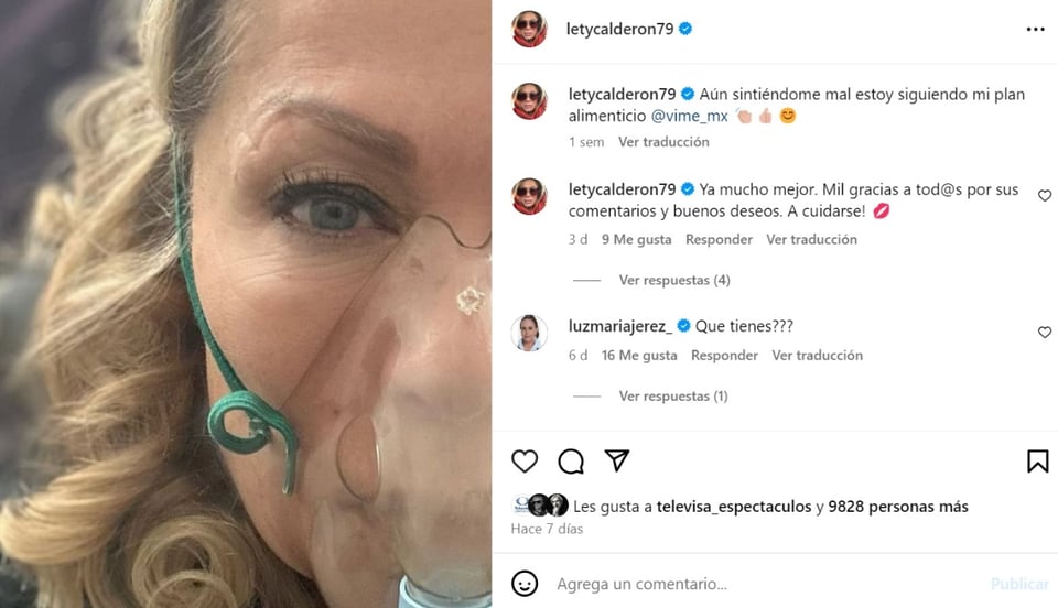 actress Lety Calderón, social networks, Instagram, publication, MundoNOW