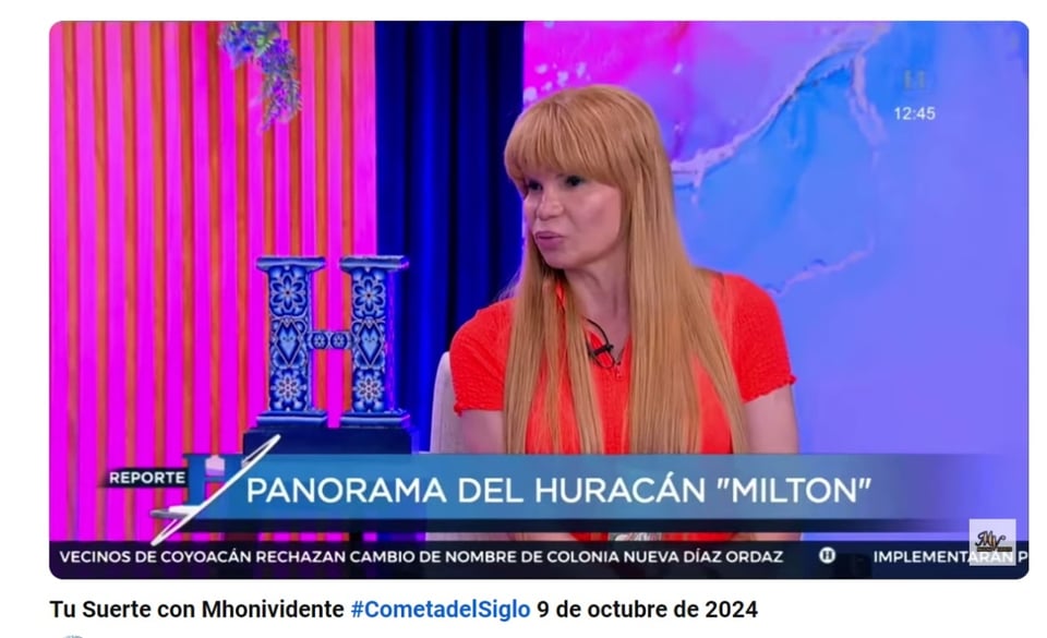 Mhoni Vidente Milton, video, YouTube, El Heraldo de México, MundoNOW