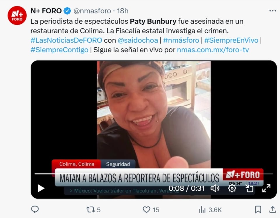Paty Bunbury, Patricia Ramírez González, Colima, Mexico, MundoNOW