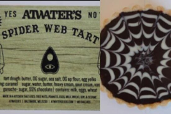 Atwater’s, Spider Web Tart, tarta, FDA, 2024