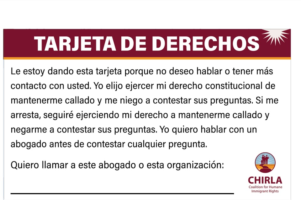 tarjeta, derechos, inmigrantes, deportaciones, trump