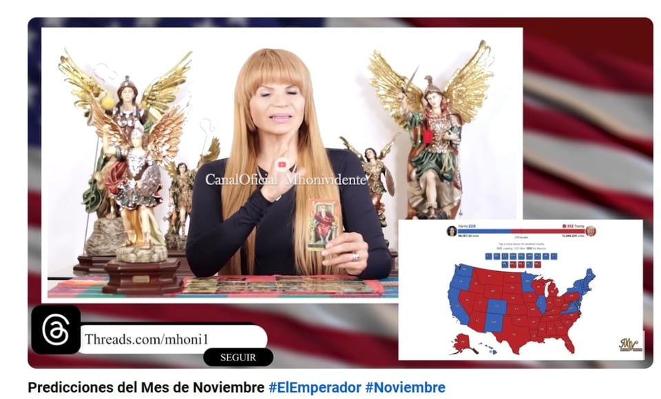Mhoni Vidente noviembre 2024, video, YouTube, redes sociales, MundoNOW