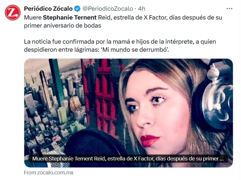 Stephanie Ternent, Julie Reid, redes sociales, Facebook, MundoNOW
