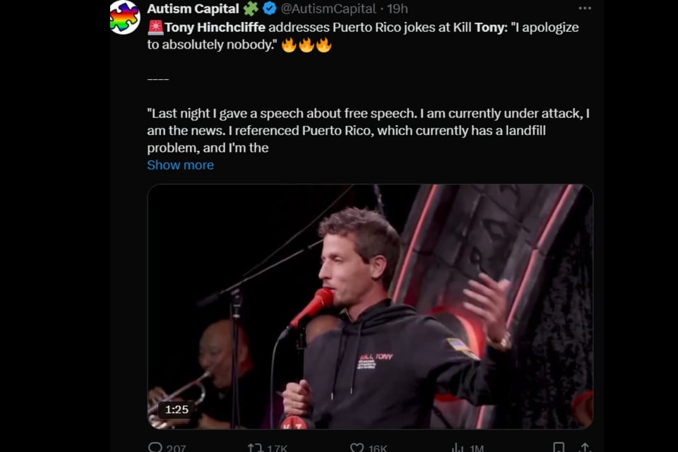 Donald Trump, Tony Hinchcliffe Breaks Silence After Controversy, Puerto Rico, United States, MundoNOW