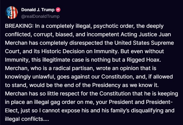 Trump arremete contra juez,caso Stormy Daniels,Juan Merchan, Trump 
