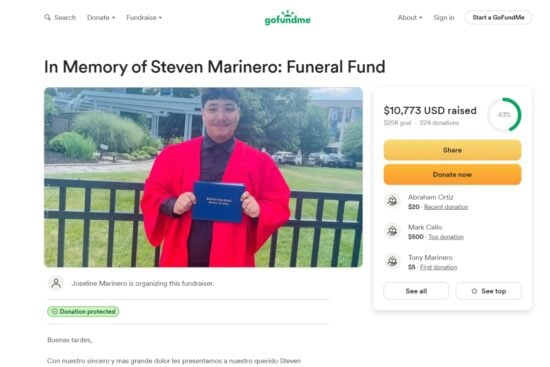 Steven perdió la vida en un terrible accidente en Florida