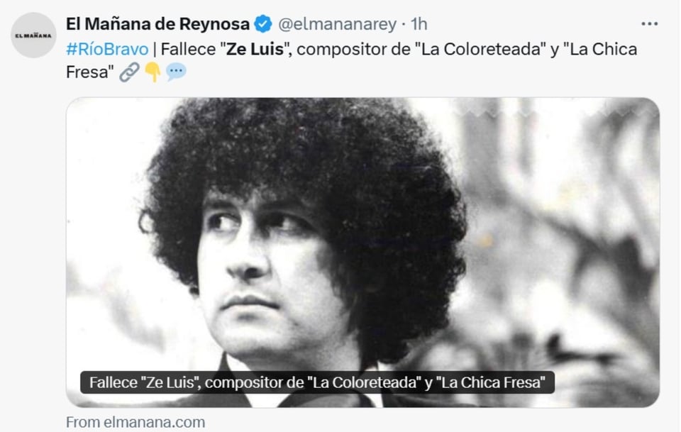 Ze Luis, José Luis Gómez González, death, Mexico, MundoNOW