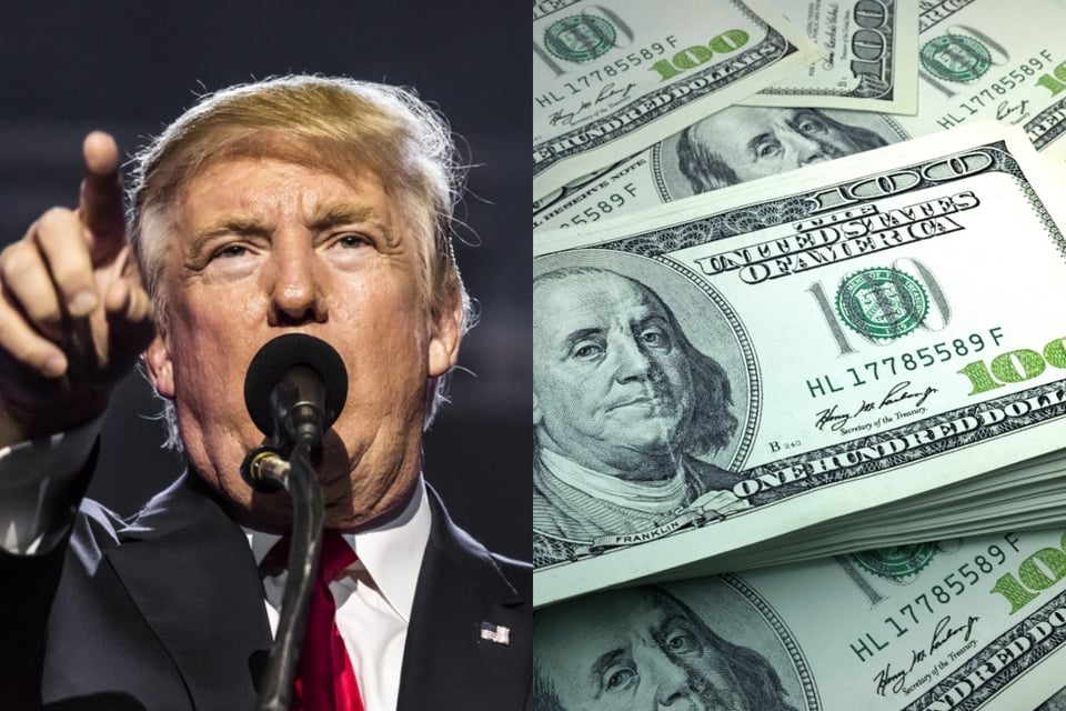 Trump, gobierno, sobornos, dinero, empresas