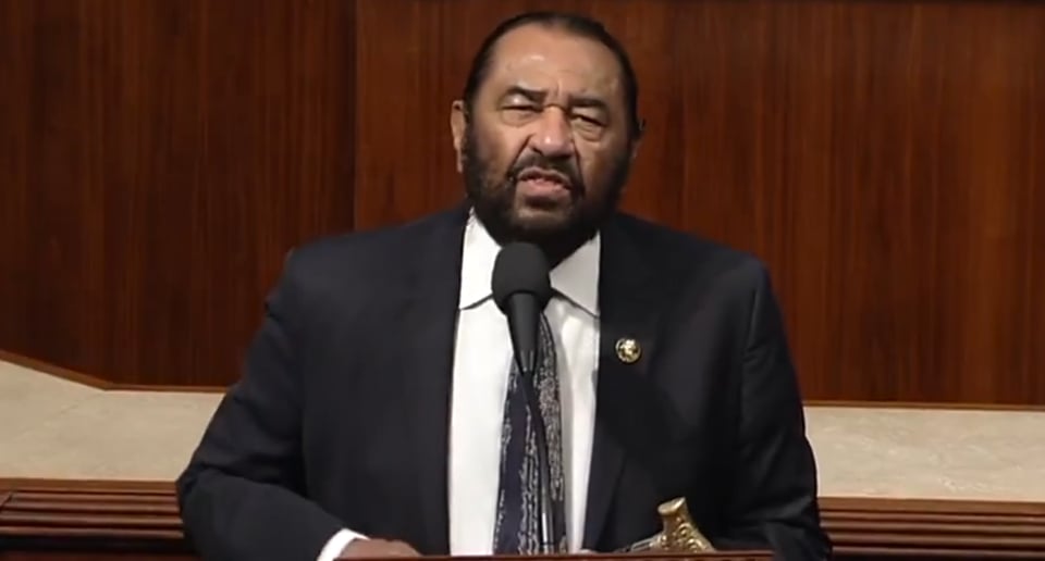 Congresista impulsa, impeachment contra Trump, Gaza, al green