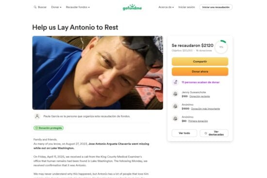 Antonio Argueta. Apoyo, Campaña