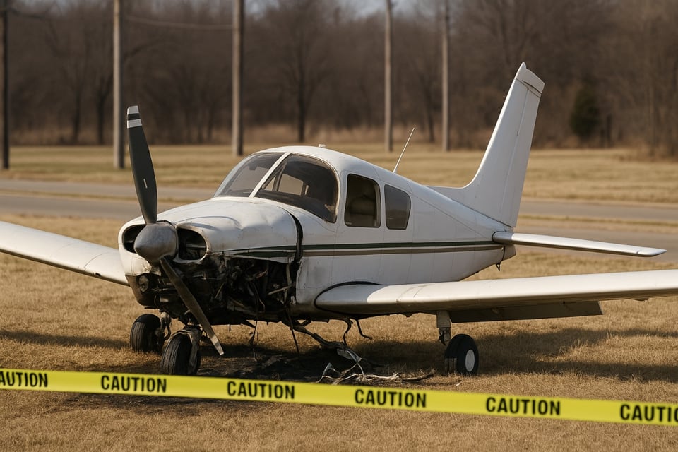 Accidente de avioneta en Tulsa 