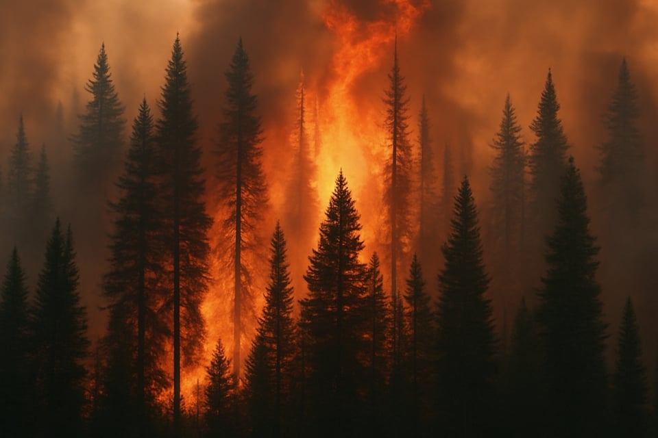 Incendios forestales en Canadá afectan EE. UU.