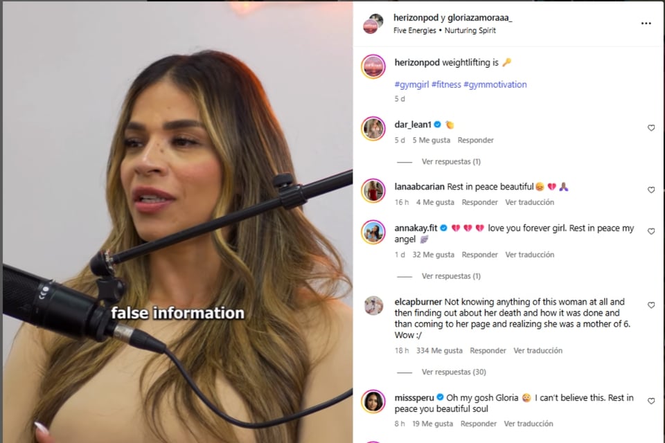 influencer, asesinada, Gloria Zamora MundoNOW