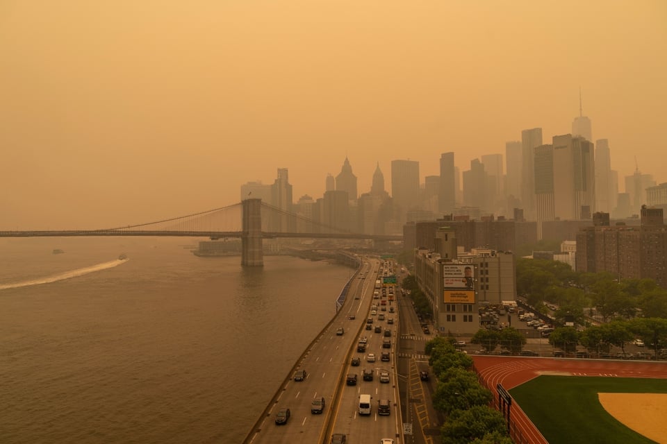 Incendios forestales en Canadá afectan EE. UU.