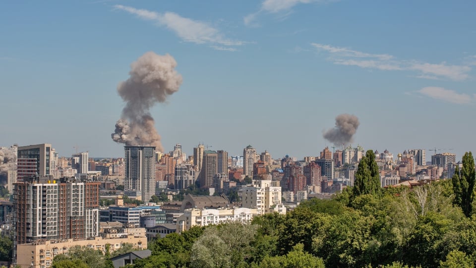 Ataques rusos sobre Kyiv