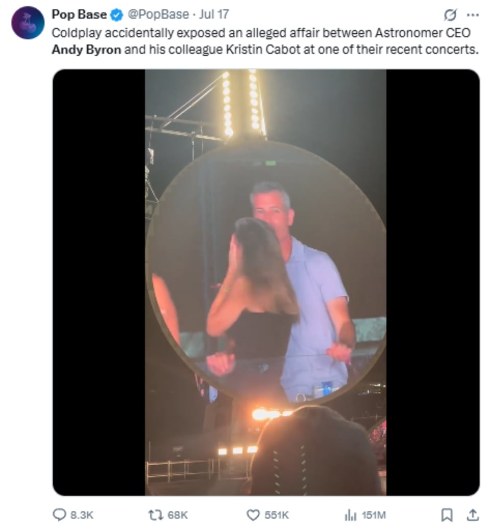 Kristin Cabot se divorcia después de polémica en concierto, Kristin Cabot Divorces After Infidelity Scandal