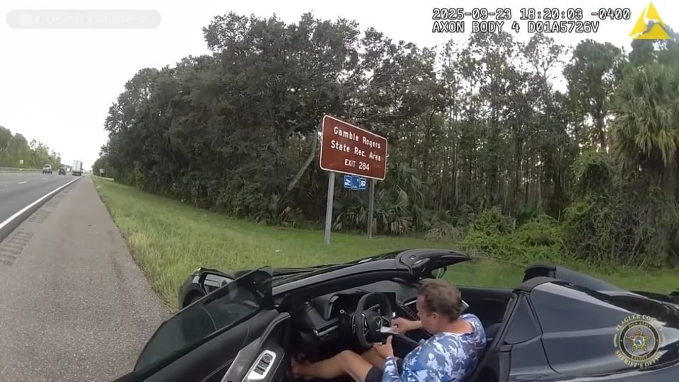 Man Arrested in Florida for Speeding