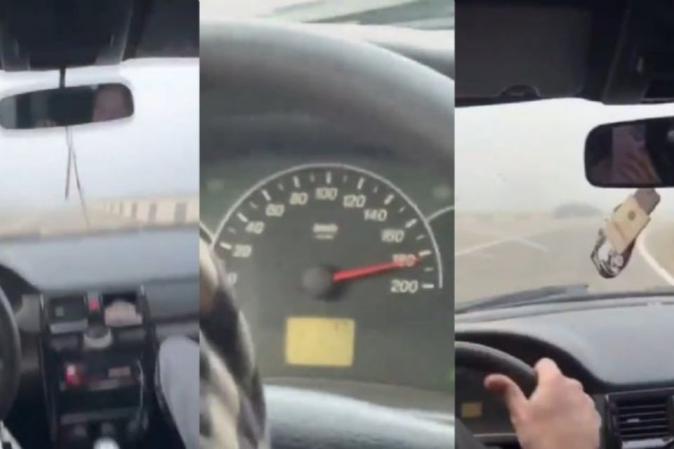 Jóvenes graban accidente, Conducían a 200 km/h, Alcohol y exceso de velocidad MundoNOW