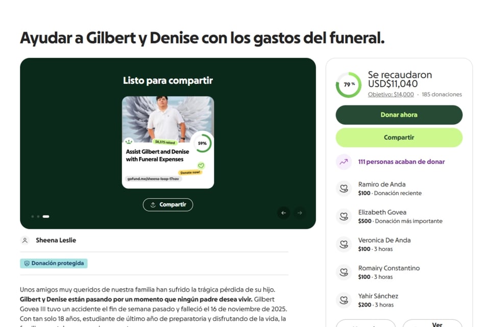 Estudiante muere, Comunidad ofrece apoyo, Familia pide ayuda MundoNOW