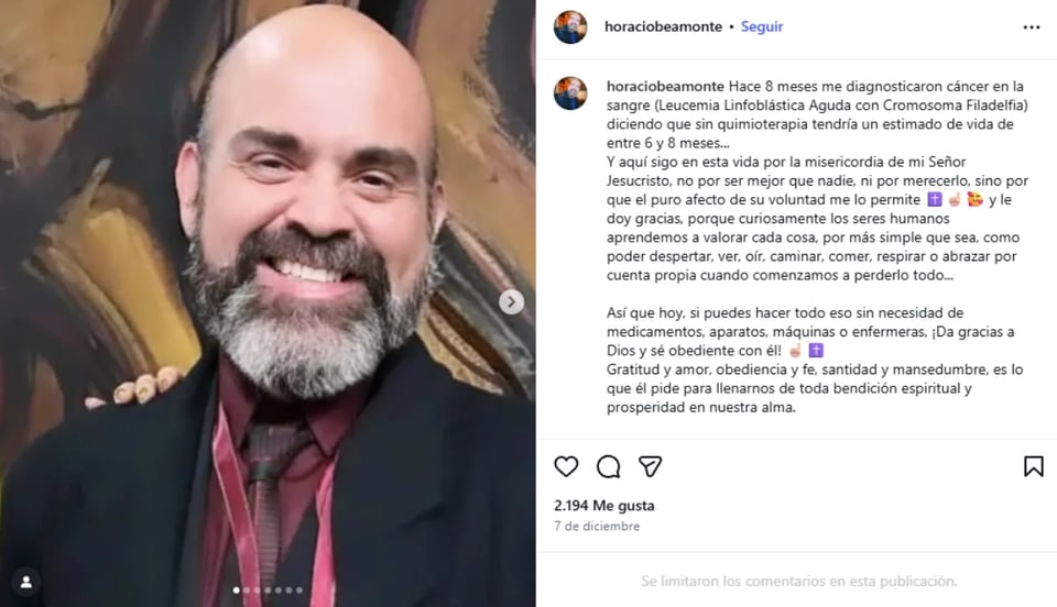 Actor de Televisa queda desahuciado