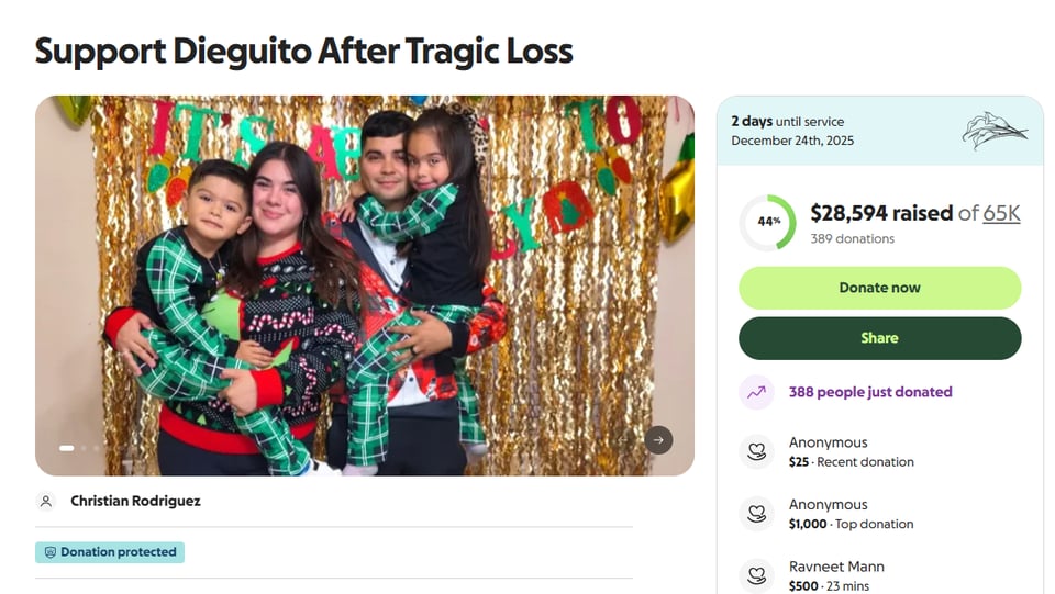 dieguito, gofundme, familia, apoyo