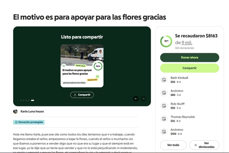 Agresión durante jornada laboral ,Conflicto por espacio público, GoFundMe MundoNOW