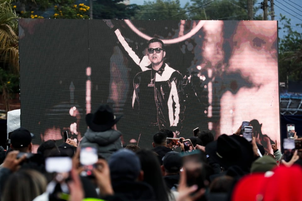 Despiden al cantante colombiano