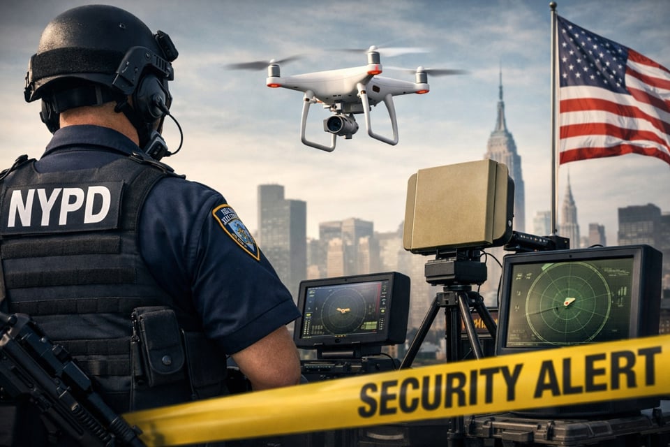 Amenazas con drones ponen en alerta a Nueva York