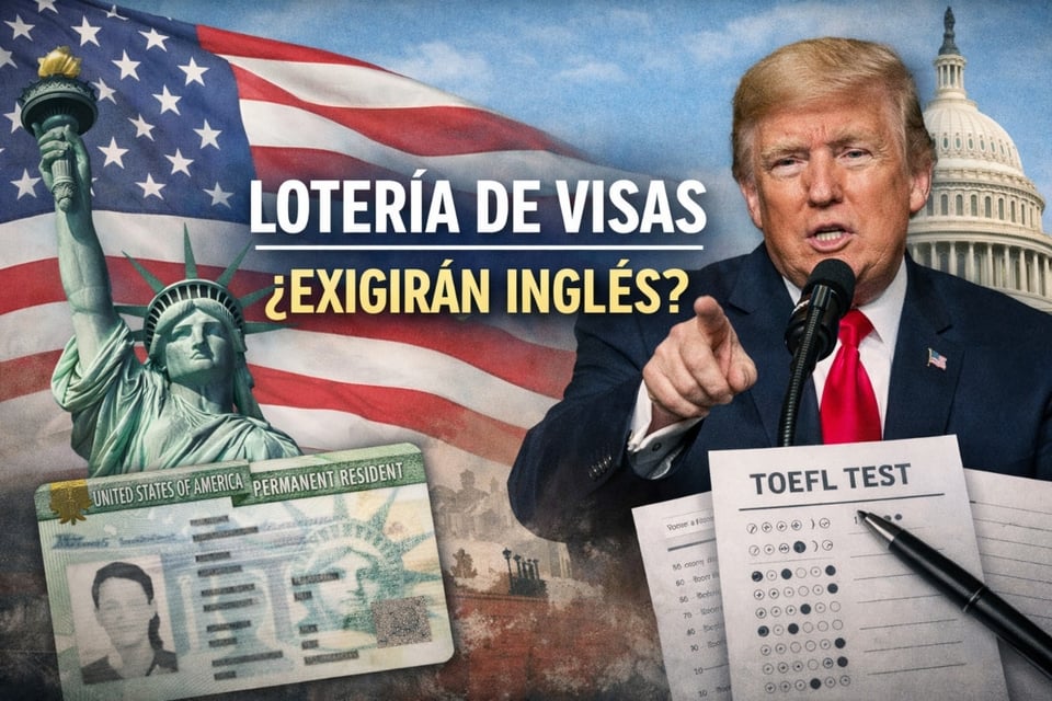 ¿Exigirán inglés para la Lotería de Visas?