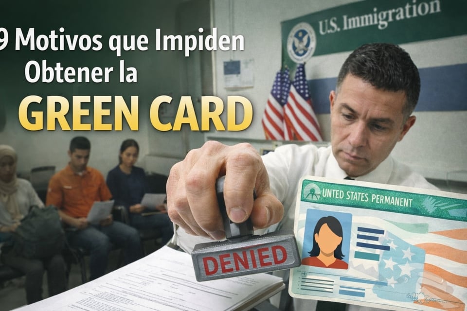 Green Card y los motivos de rechazo que debes conocer, Green Card inadmissibility reasons
