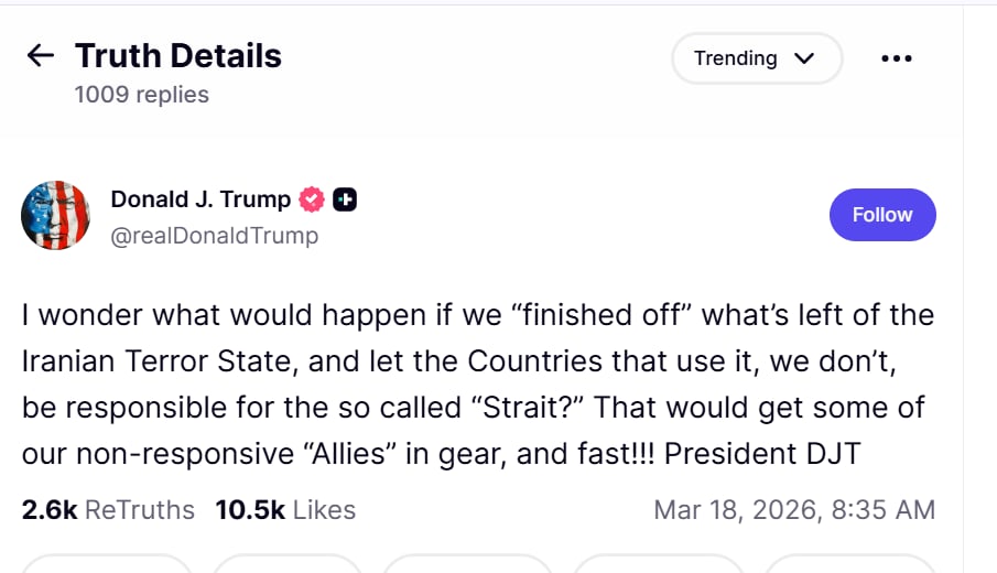 trump, iran, estrecho, ormuz ,