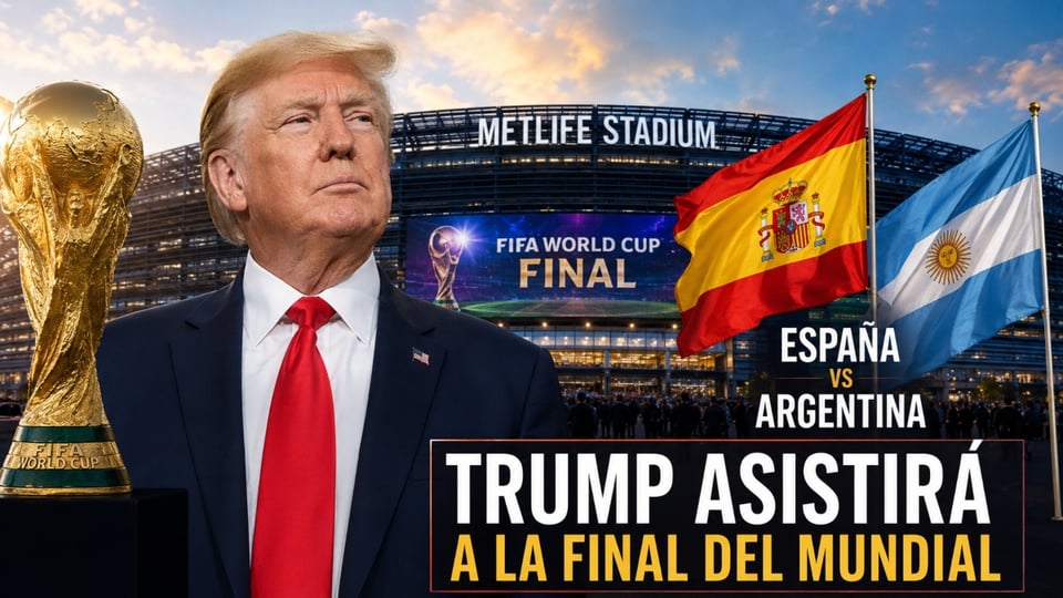 Donald Trump confirma presencia en la final del Mundial