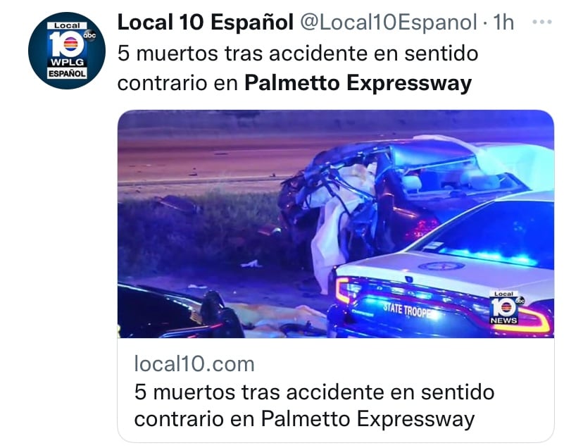 Así quedó el auto tras el brutal accidente (FOTO)