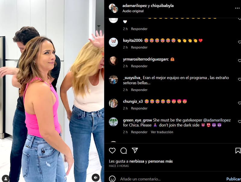 Adamari López Chiquibaby Telemundo: "we will follow you"