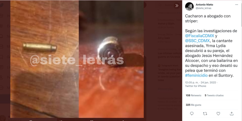 ¿La golpeó?