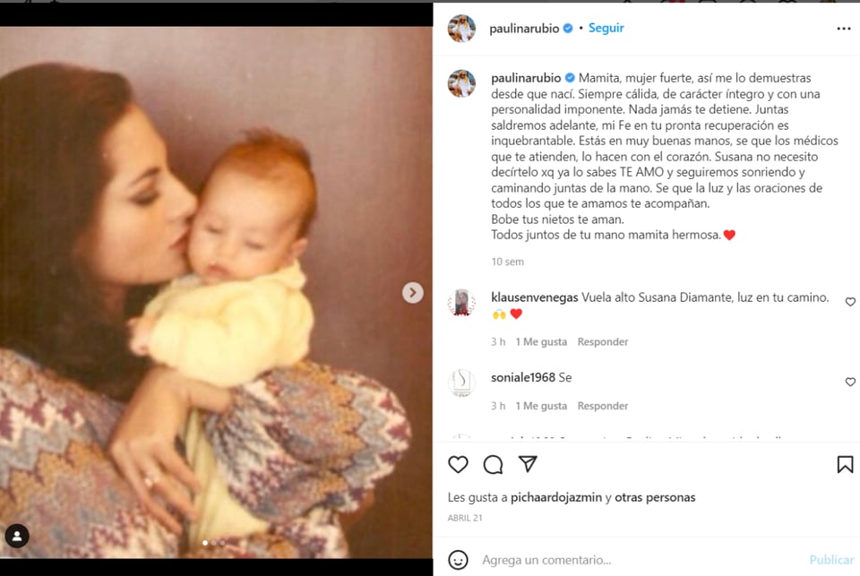 Qué padeció Susana Dosamantes: ¿Qué otros síntomas tiene?