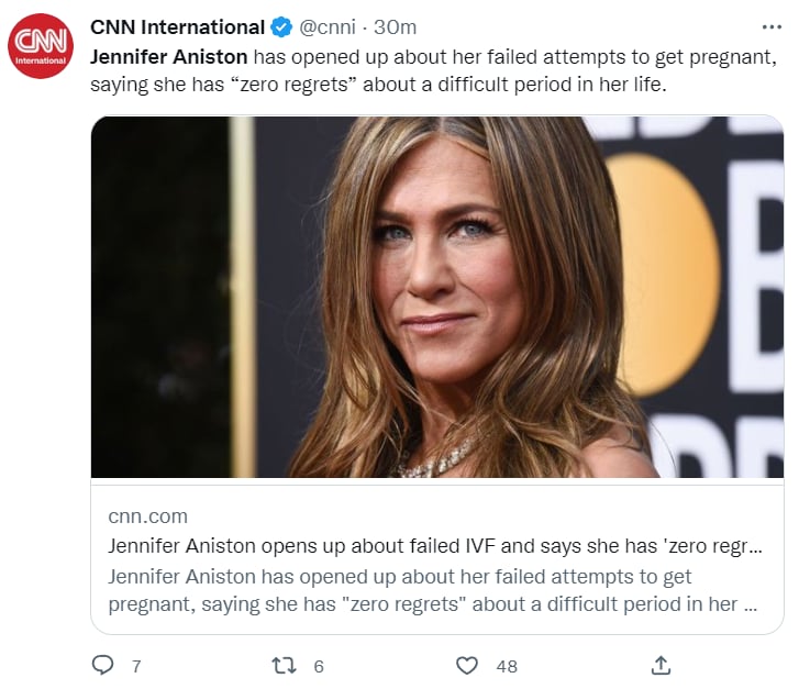 Jennifer Aniston motherhood: What did she try to do?