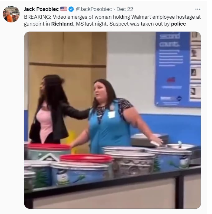 Policía Misisipi Walmart Richland: "Es devastador"