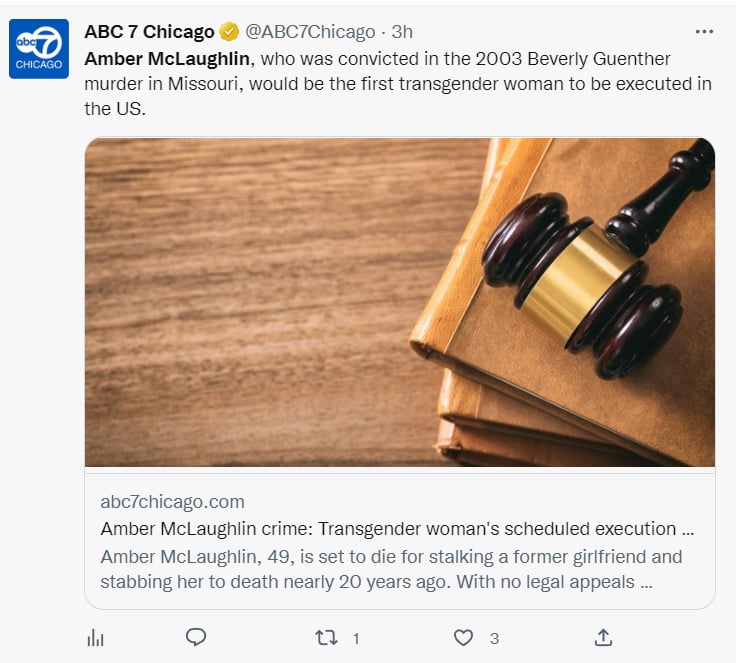 The first case of a transgender person?