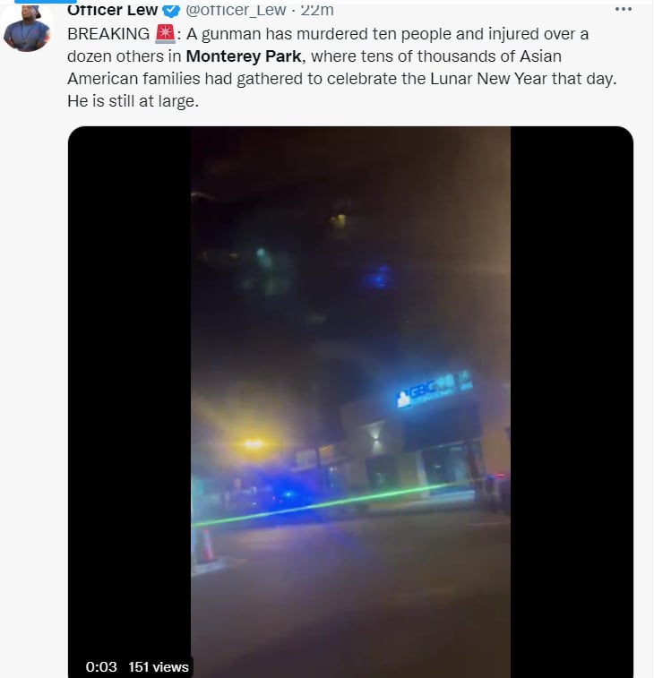 Tiroteo Monterey Park: ¿Qué se conoce del sospechoso?