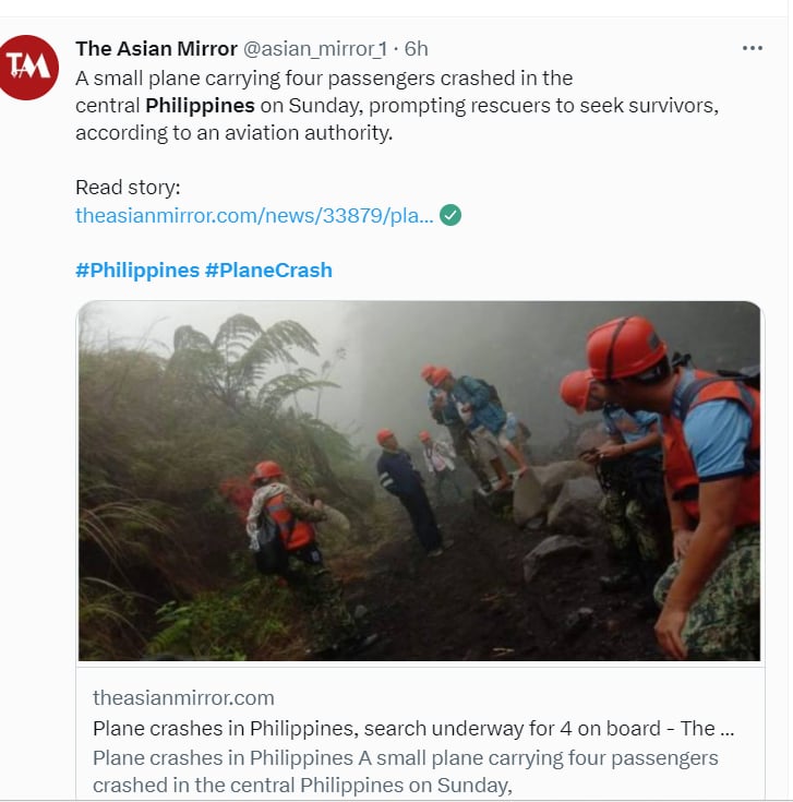 Accidente avión volcán Filipinas: ¿Continúa la búsqueda?