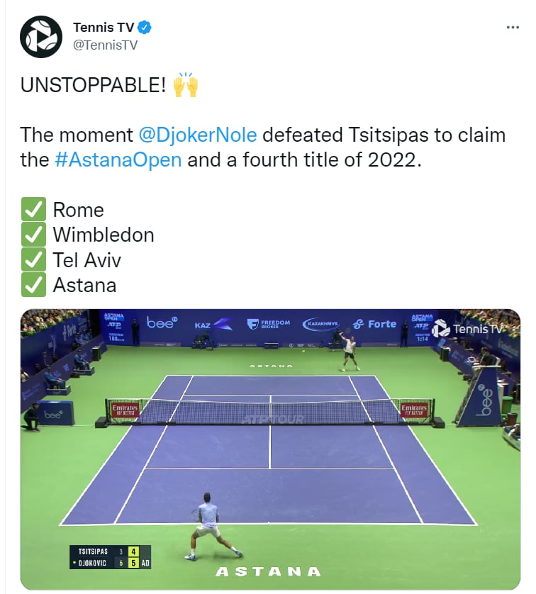 Novak Djokovic: ¿Un final agridulce para Tsitsipas?
