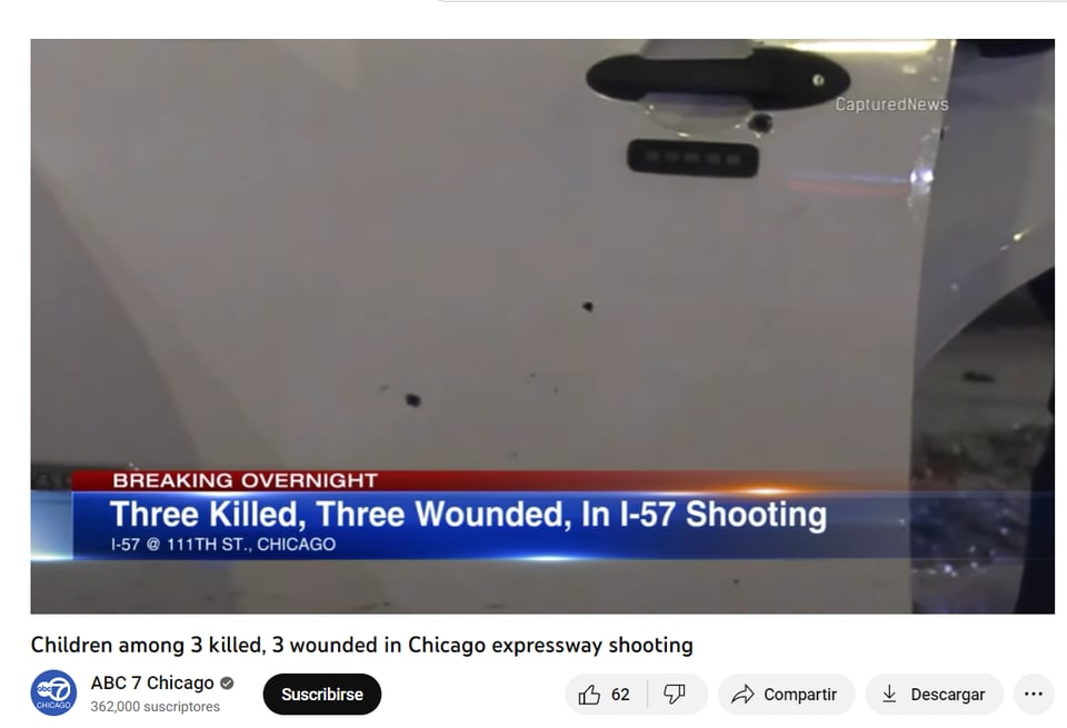 Tiroteo carretera Chicago víctimas: ¿Qué se conoce del tiroteo?