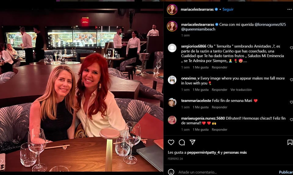 María Celeste rejects offer: "That's why I admire your work"