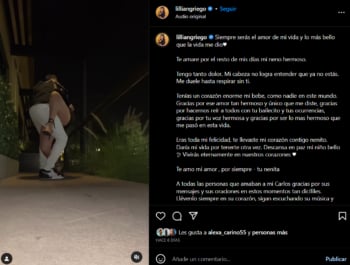 Novia Carlos Parra devastada: "Me encantaba mirarlos juntos"