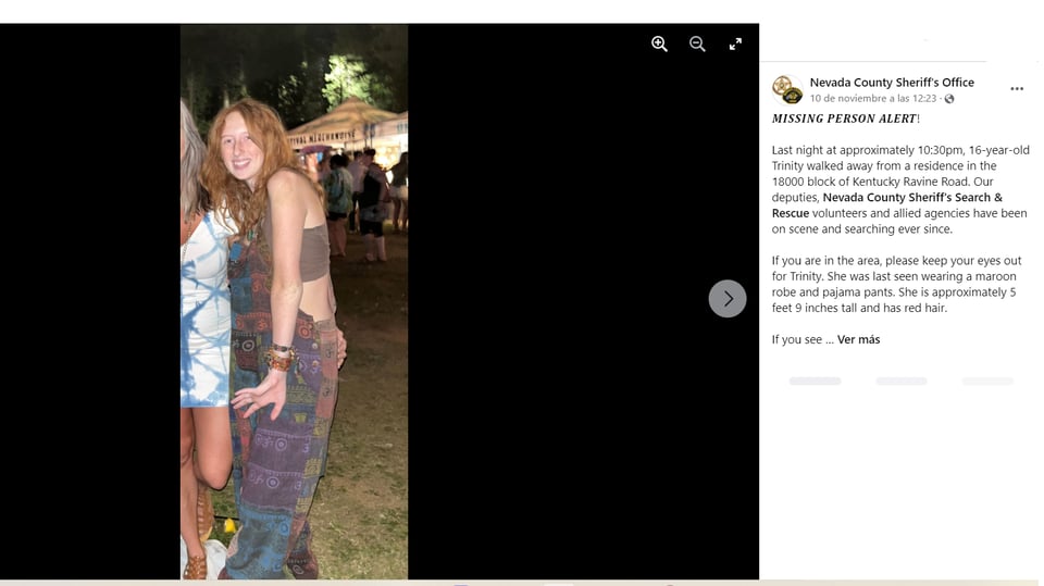 Trinity Backus: "Con el corazón roto"