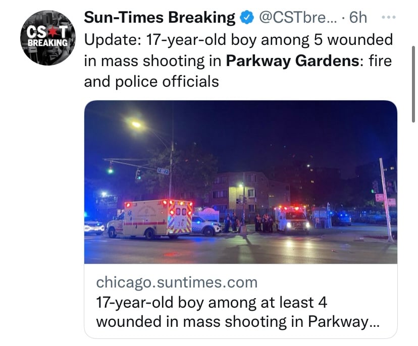 Mass shooting on the 4th of July