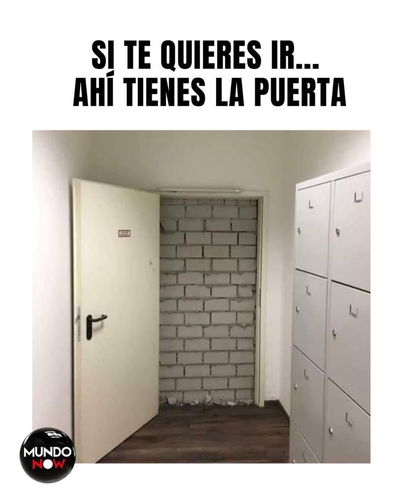 puerta, ladrillos, locker, cerradura, memes